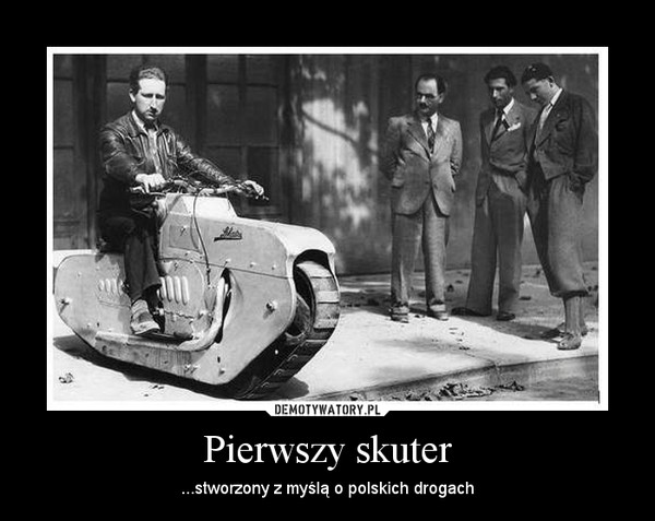 Pierwszy skuter – ...stworzony z myślą o polskich drogach 