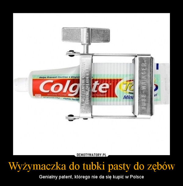 Wyżymaczka do tubki pasty do zębów – Genialny patent, którego nie da się kupić w Polsce 