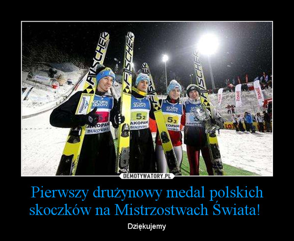 Pierwszy drużynowy medal polskich skoczków na Mistrzostwach Świata! 
