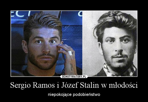 Sergio Ramos i Józef Stalin w młodości – niepokojące podobieństwo 