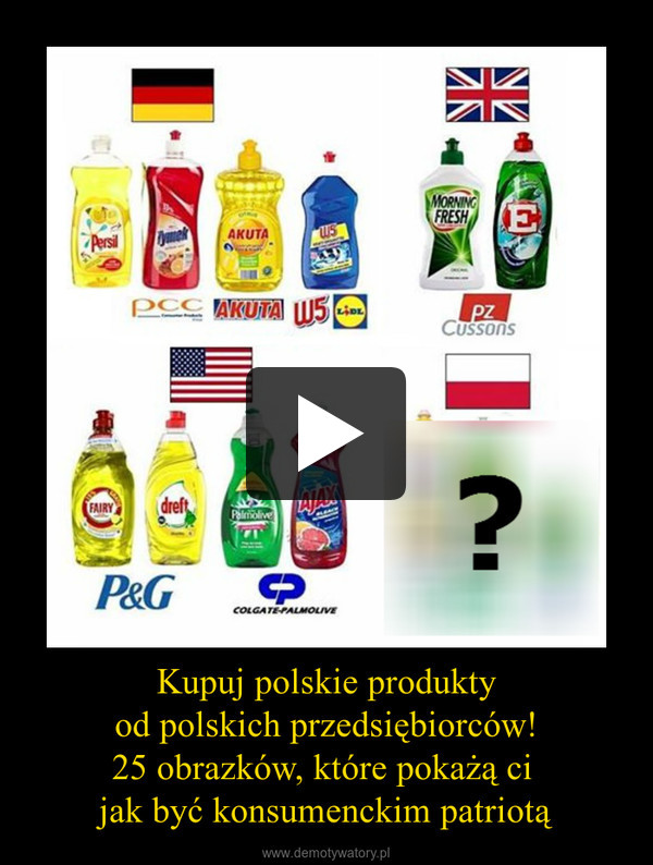 Kupuj polskie produktyod polskich przedsiębiorców!25 obrazków, które pokażą ci jak być konsumenckim patriotą –  