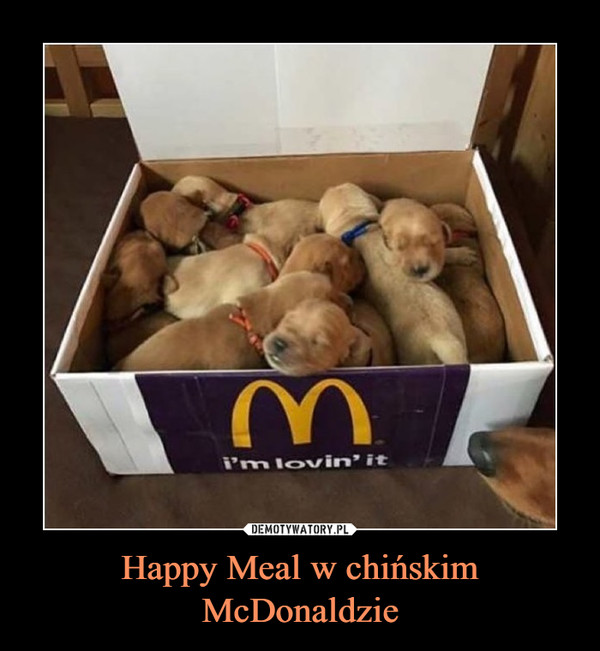 Happy Meal w chińskim McDonaldzie –  