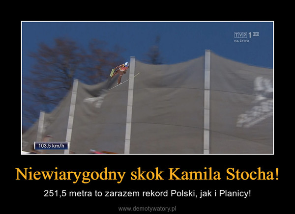 Niewiarygodny skok Kamila Stocha! – 251,5 metra to zarazem rekord Polski, jak i Planicy! 