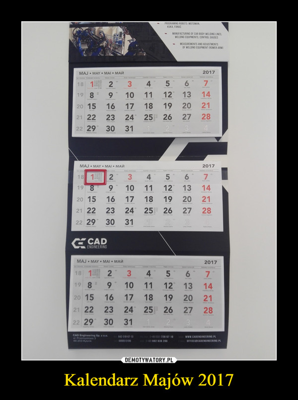 Kalendarz Majów 2017