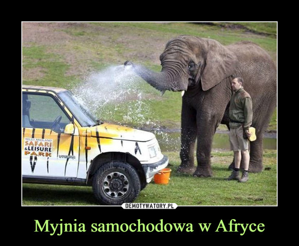 Myjnia samochodowa w Afryce