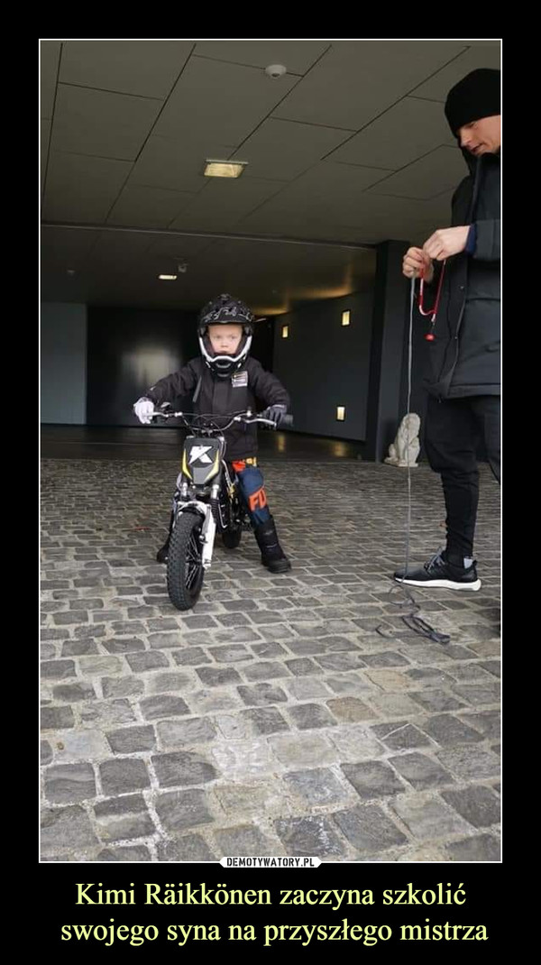 Kimi Räikkönen zaczyna szkolić swojego syna na przyszłego mistrza –  