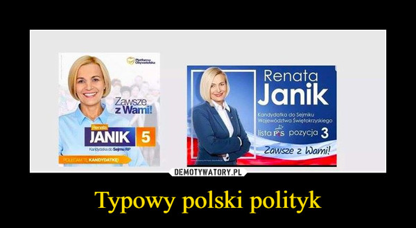 Typowy polski polityk –  