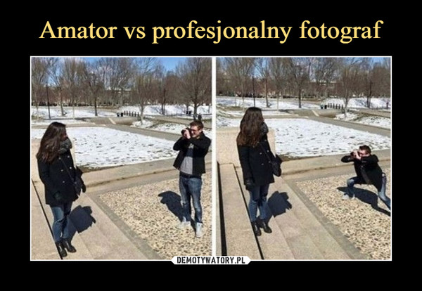 Amator vs profesjonalny fotograf