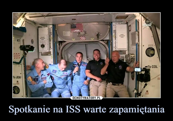 Spotkanie na ISS warte zapamiętania –  