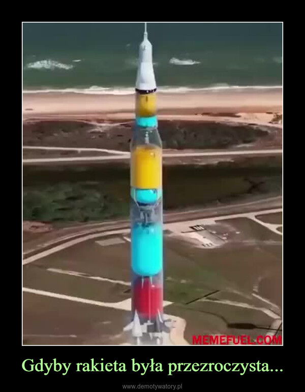 Gdyby rakieta była przezroczysta... –  
