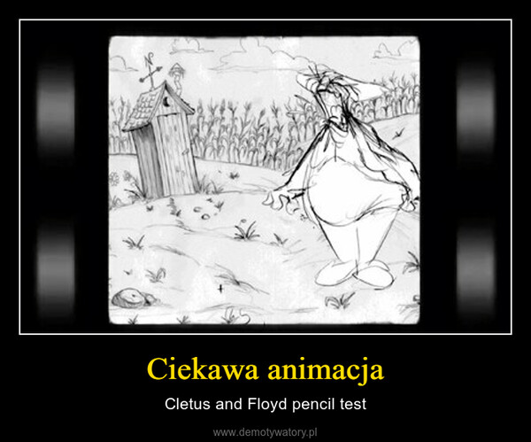 Ciekawa animacja – Cletus and Floyd pencil test 