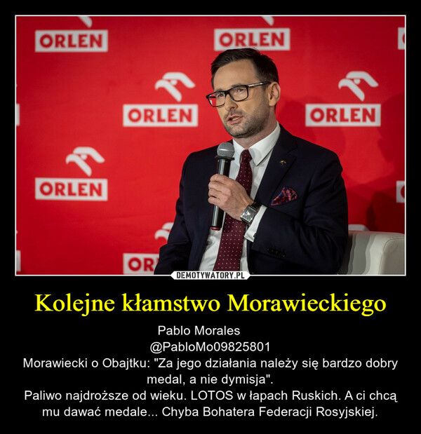 Kolejne kłamstwo Morawieckiego – Pablo Morales  