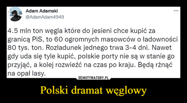 Polski dramat węglowy –  