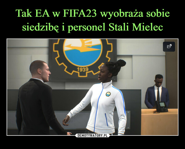 Tak EA w FIFA23 wyobraża sobie siedzibę i personel Stali Mielec