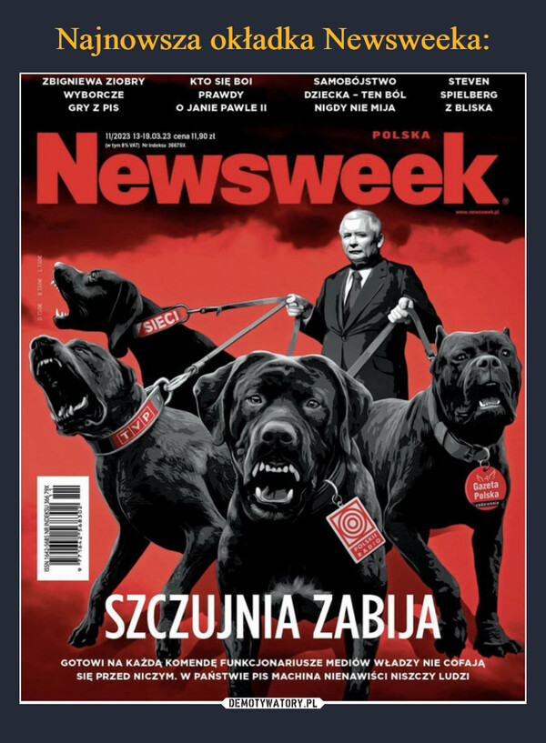 Najnowsza okładka Newsweeka: