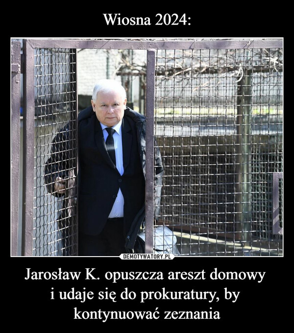 Jarosław K. opuszcza areszt domowy i udaje się do prokuratury, by kontynuować zeznania –  