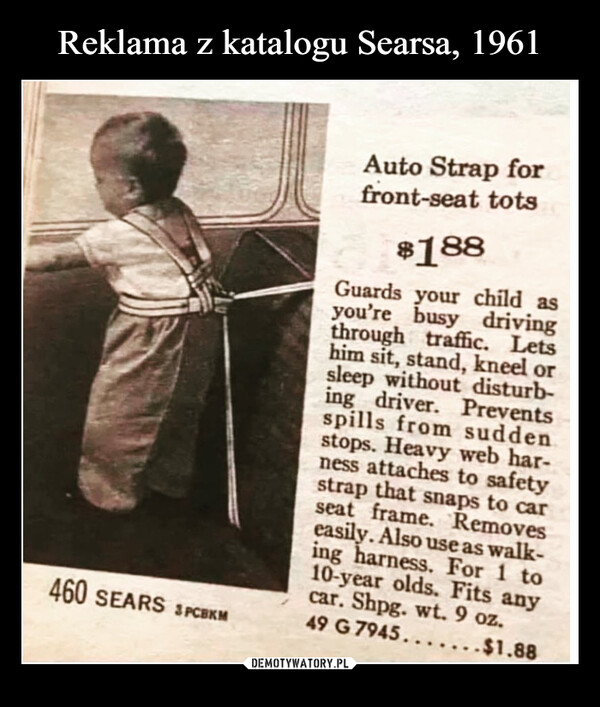 Reklama z katalogu Searsa, 1961