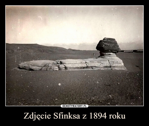 Zdjęcie Sfinksa z 1894 roku