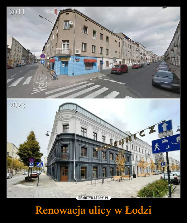 Renowacja ulicy w Łodzi –  20112023NICZ